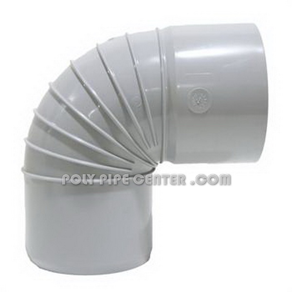زانویی 90 درجه یکسر کوپله PVC پلیمر گلپایگان سایز 110 - فروشگاه تخصصی ...