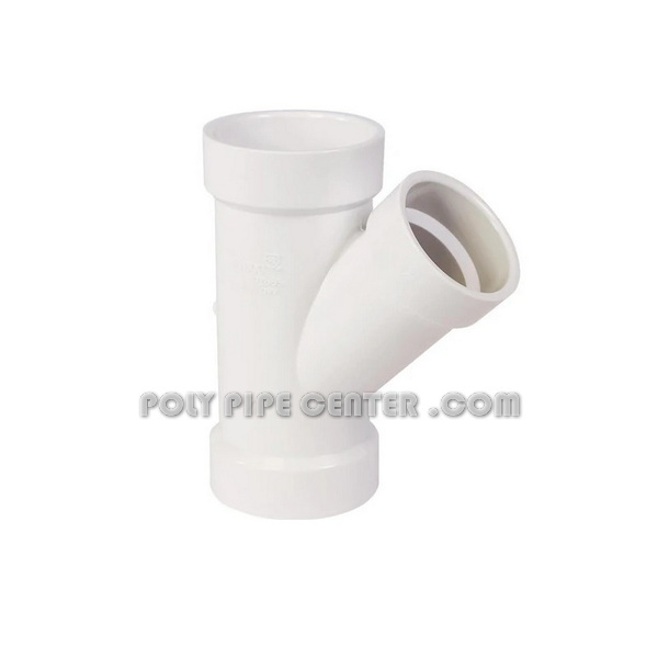 سه راهی سه سر کوپل 45 درجه پی وی سی یو مولتی پایپ سایز 63 (PVC-U)